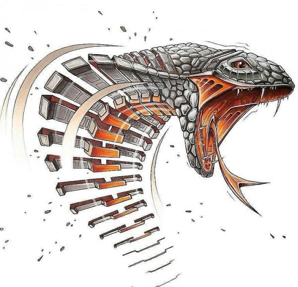 一支兇猛的馬克筆，機械感十足