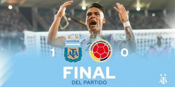 世預賽-勞塔羅破門天使屢造威脅 阿根廷1-0哥倫比亞