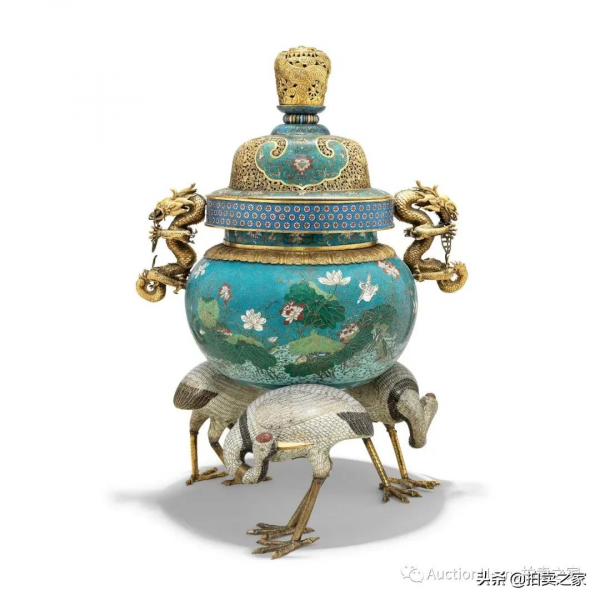 英國Cunliffe勳爵舊藏 明宣德掐絲琺琅石榴紋蓋盒 估價高達60萬英鎊 英國Cunliffe勳爵舊藏 明宣德掐絲琺琅石榴紋蓋盒 估價高達60萬英鎊