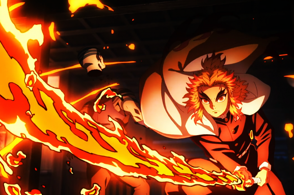 鬼滅之刃無限列車篇TV：炎柱是永遠的大哥，只要他在，安全感十足