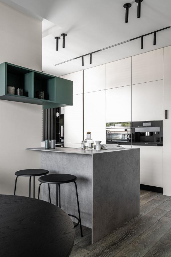 這位男業主的小公寓，裝修簡約大方，一進門就被吸引住了