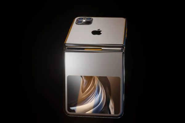 iPhoneZFlip概念圖：5000萬三攝+無摺痕螢幕，配2.8英寸超大副屏