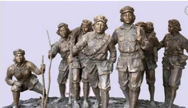 “活著是紅軍的人，死了是紅軍的鬼。”七仙女從容上征途