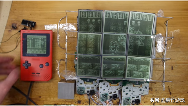 油管達人將GB掌機改裝成十屏版，可流暢執行