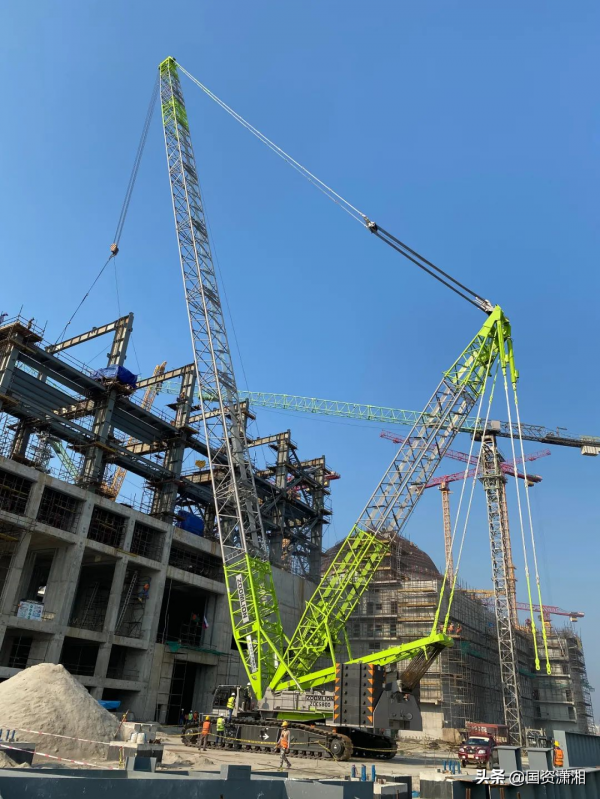 中聯重科參建孟加拉核電專案,創下我國出口孟加拉最大噸位履帶吊紀錄 中聯重科參建孟加拉核電專案,創下我國出口孟加拉最大噸位履帶吊紀錄