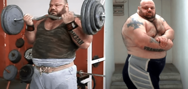 “希臘大灰熊”，體重超200公斤，可以用470公斤做澤奇聳肩