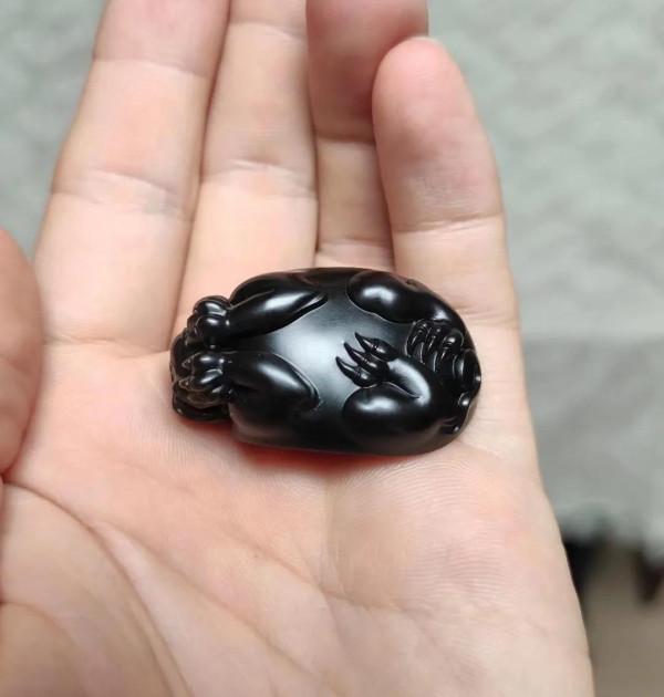 和田籽料之墨碧籽