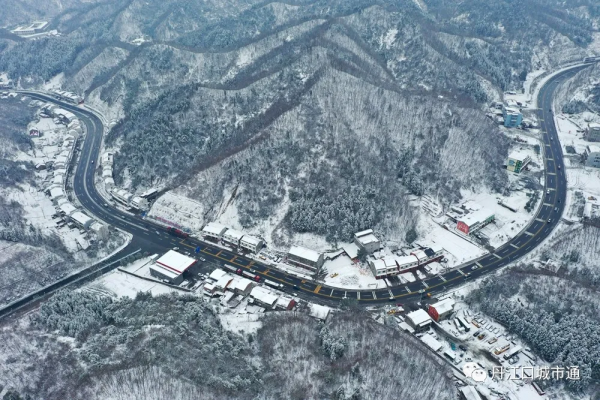 2022年春季丹江口最美雪景，你知道是哪裡嗎？