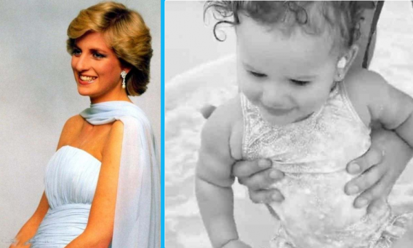 夏洛特與莉莉貝特，誰長得更像奶奶戴安娜？看爸爸的五官就知道了