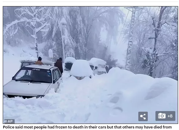 全球極端天氣 巴基斯坦暴風雪活活凍死22人 一家8口全喪命 全球極端天氣 巴基斯坦暴風雪活活凍死22人 一家8口全喪命