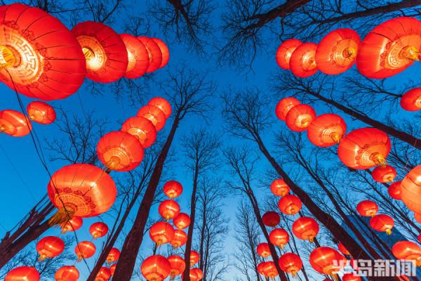 海濱燈籠高高掛