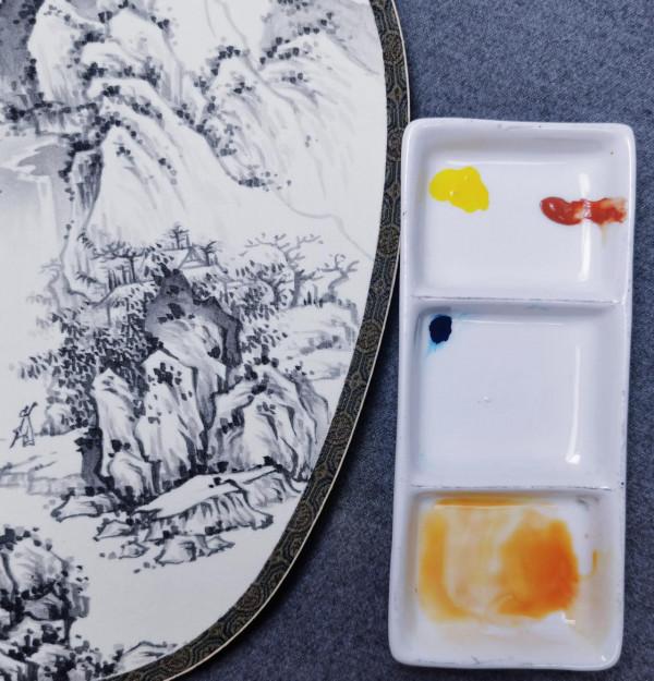 山水小品高畫質步驟圖 技法詳解