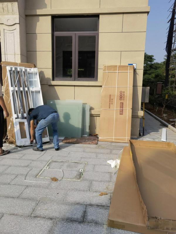 今天的衛浴安裝成果