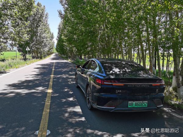 漢EV自駕新疆，昭蘇玉湖景區是很少遊客到來的地方，真的美