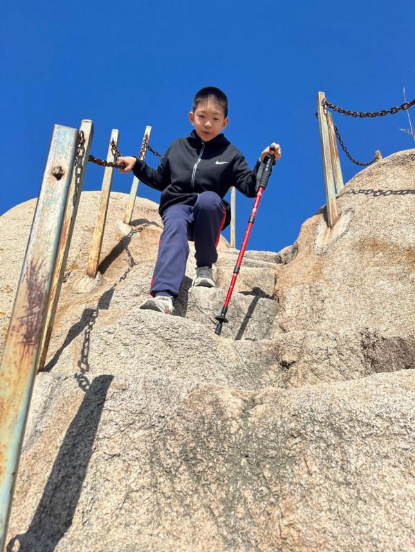 父子徒步登山遊記-北京鳳凰嶺