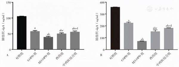中西醫結合治療對慢性阻塞性肺疾病痰熱證急性加重-穩定期大鼠免疫因子的影響研究
