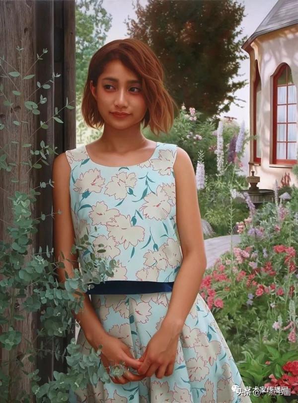 日本 岡靖知 寫實作品欣賞