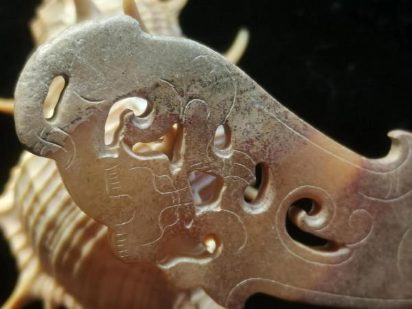 賞一日一器——西漢龍紋玉衝牙