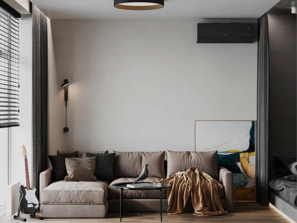 一居室小公寓,臥室做地臺、浴室兩分離,1㎡都不浪費 一居室小公寓,臥室做地臺、浴室兩分離,1㎡都不浪費