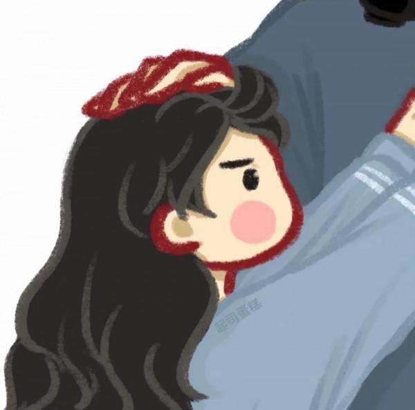 插畫風漫畫風情侶頭像 | 遇見即是上上籤