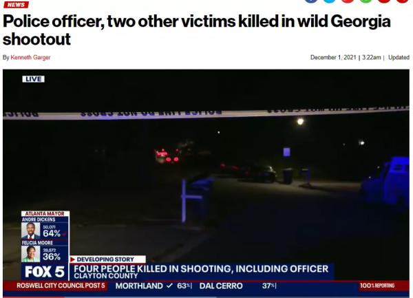 居民區爆激烈槍戰，2女子慘死，12歲孩子血流滿臉求救，警察身亡