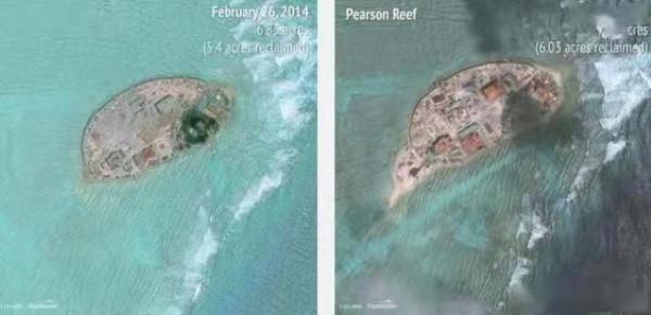 越南在我國南海非法填海造島，來看看他們將中國島礁弄成了啥樣？