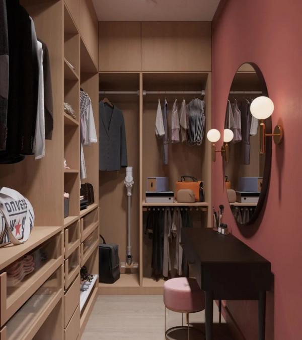 47平超小戶型，各種功能照樣能實現，甚至還有衣帽間