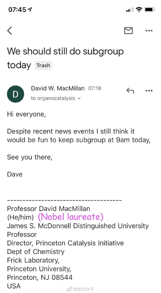 工薪家庭出身的諾貝爾化學獎得主:物理教室太冷,我決定轉去化學系 工薪家庭出身的諾貝爾化學獎得主:物理教室太冷,我決定轉去化學系