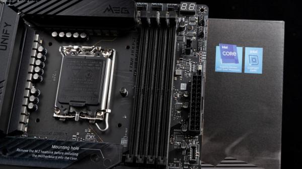 英特爾12代酷睿豪華座駕，微星MEG Z690 UNIFY暗影主機板開箱