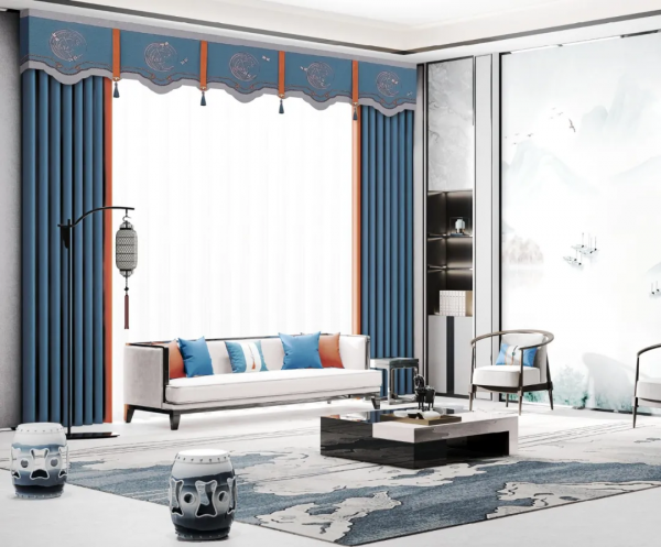 摩爾登窗簾｜新中式風格的窗簾怎麼選擇？古典與雅緻的完美融合