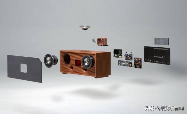 原木手工製作的數碼管前級復古音響 原木手工製作的數碼管前級復古音響