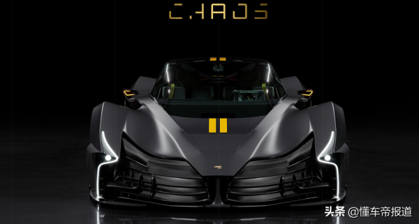 新車 | 最大功率3107馬力，碾壓布加迪Chiron！曝希臘超跑Chaos官圖