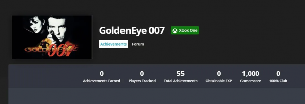 成就公開：經典N64遊戲《GoldenEye 007》要登陸Xbox
