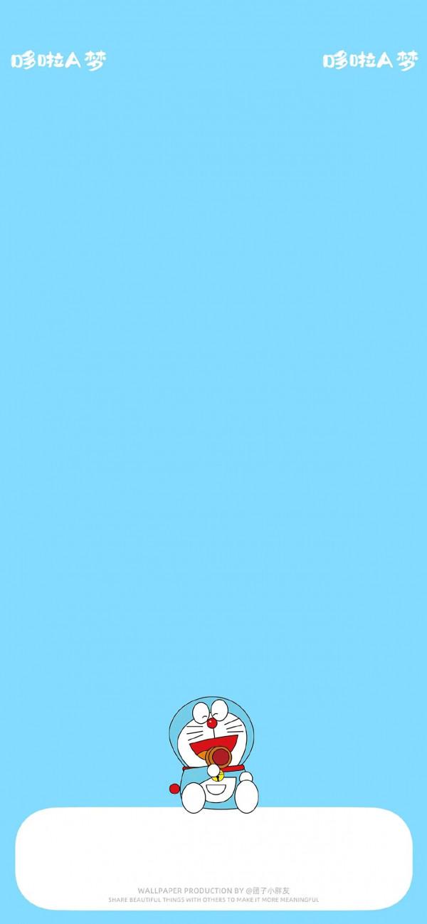 哆啦A夢 | 藍胖子4K高畫質全面屏手機桌布