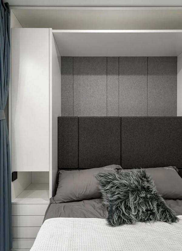 58平米一居變兩居,還有大客廳和步入衣帽間 58平米一居變兩居,還有大客廳和步入衣帽間