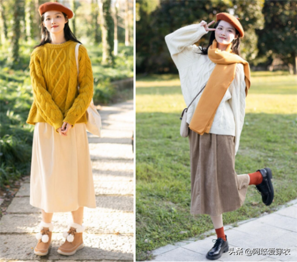 穿“套衫+半身裙”的季節來了,冬天這樣搭配,比你想象中要好看 穿“套衫+半身裙”的季節來了,冬天這樣搭配,比你想象中要好看