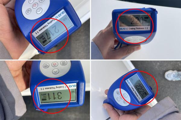 奧迪官方認證二手A4L,檢測發現後備箱全是水,客戶:買回去養魚 奧迪官方認證二手A4L,檢測發現後備箱全是水,客戶:買回去養魚