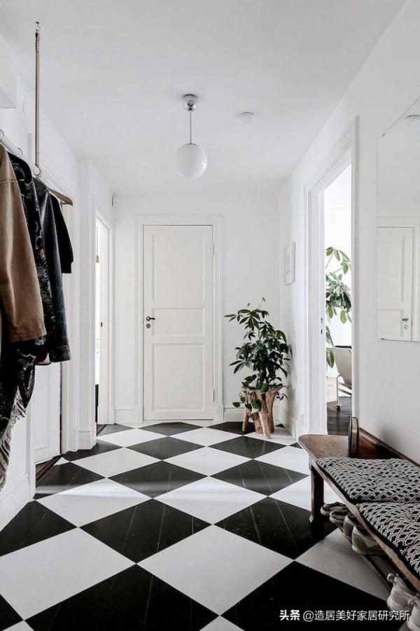 棋盤格的空間運用，讓家時尚又高階