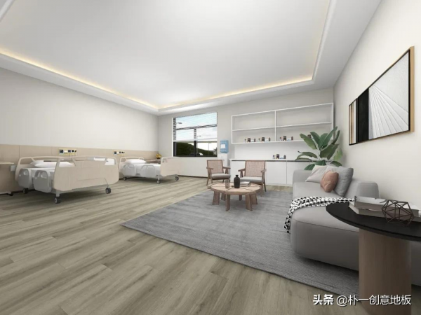 簡約溫暖的醫院空間，守護腳下每一份健康