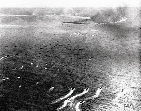 被炮火覆蓋三天的誇賈林島