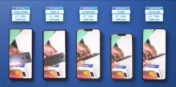 5款手機續航實測：iPhone13Pro喜憂參半，這樣操作續航時間最短