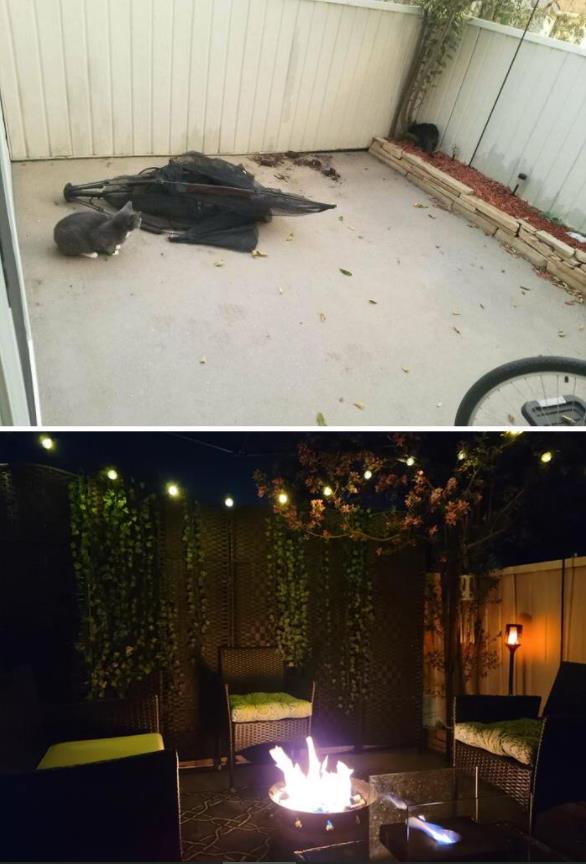 外國網友分享一波令人驚歎的家居改造對比圖，看得人都手癢了