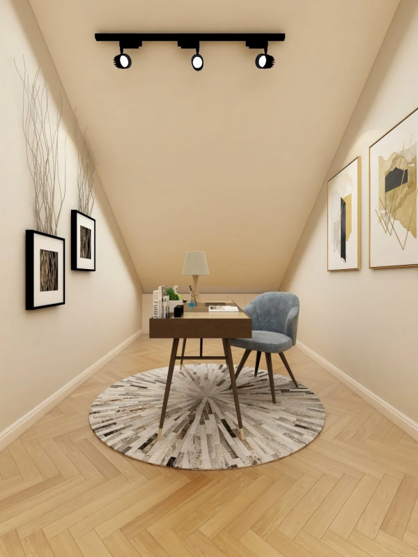 85㎡簡約輕奢風，小閣樓裡也有大世界