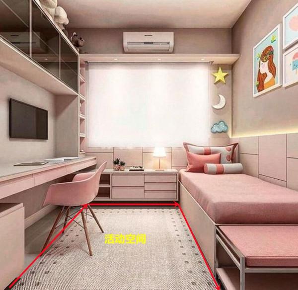 機靈點,臥室面積小,不如傢俱統統靠牆,U型佈局比多5㎡還要實用 機靈點,臥室面積小,不如傢俱統統靠牆,U型佈局比多5㎡還要實用