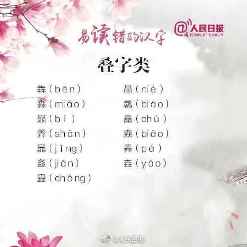 容易讀錯的常用漢字，你讀對了嗎？