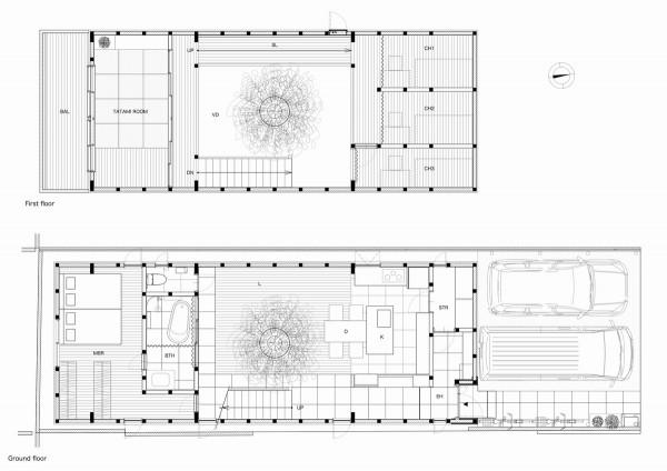 京都之宅,將庭院搬進家裡 京都之宅,將庭院搬進家裡