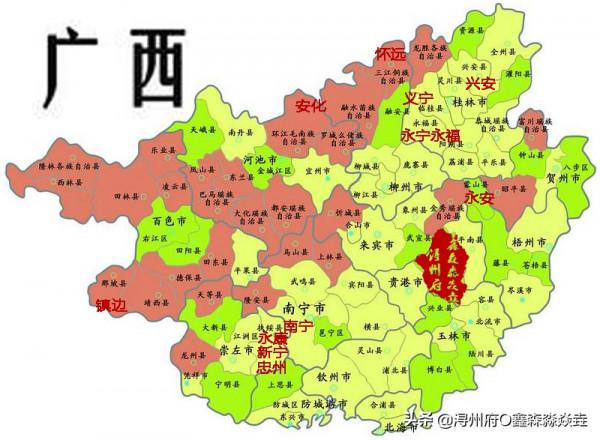 廣西人文：民國時期同名縣改名，你知道廣西有幾個被改有幾個得留