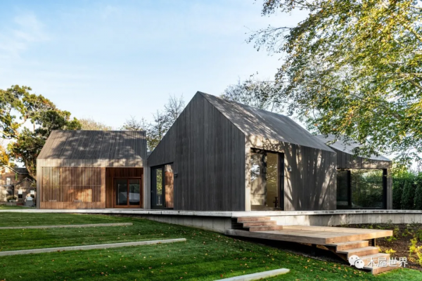 六方屋，流線型屋頂的現代穀倉式住宅