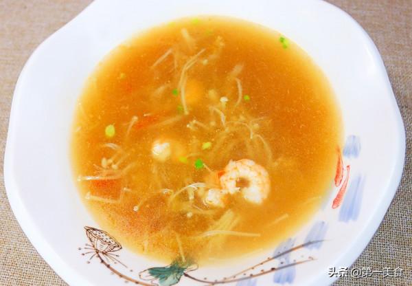 一把金針菇,一把蝦仁,廚師長教你燉鮮湯,清淡營養,老少皆宜 一把金針菇,一把蝦仁,廚師長教你燉鮮湯,清淡營養,老少皆宜