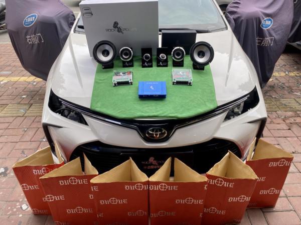 豐田卡羅拉改裝洛克力量R653三分頻音響-雲浮雲星汽車音響 豐田卡羅拉改裝洛克力量R653三分頻音響-雲浮雲星汽車音響